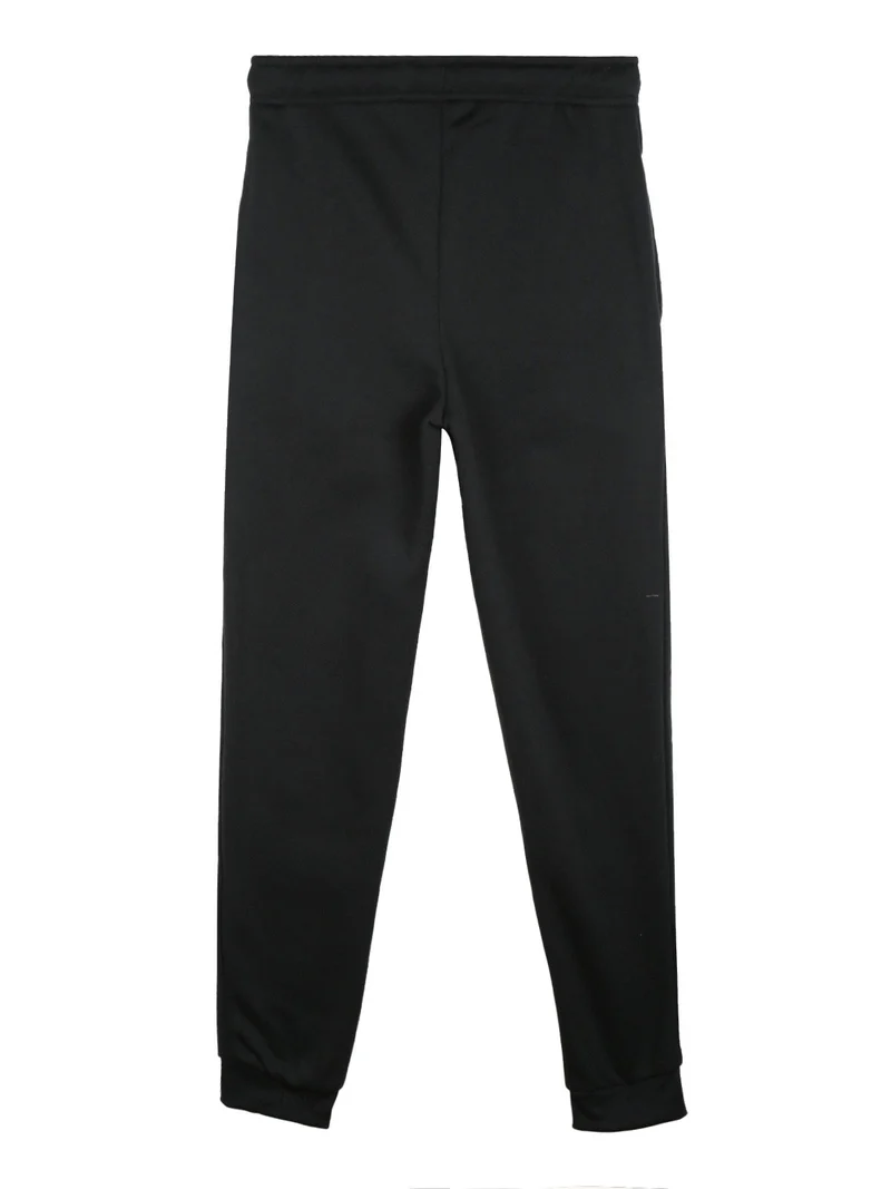 Pantaloni sportivi da ragazza felpati - nero