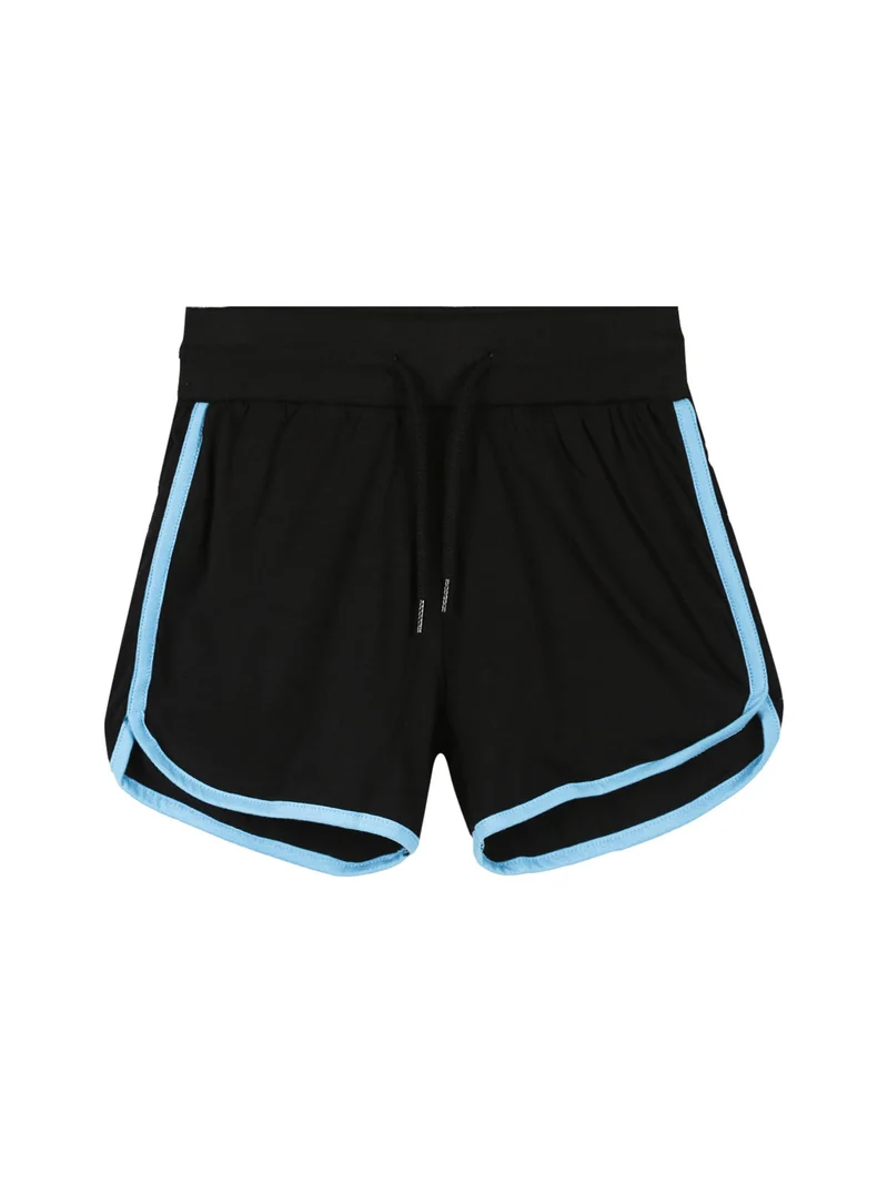 Completo smanicato sportivo da bambina - azzurro