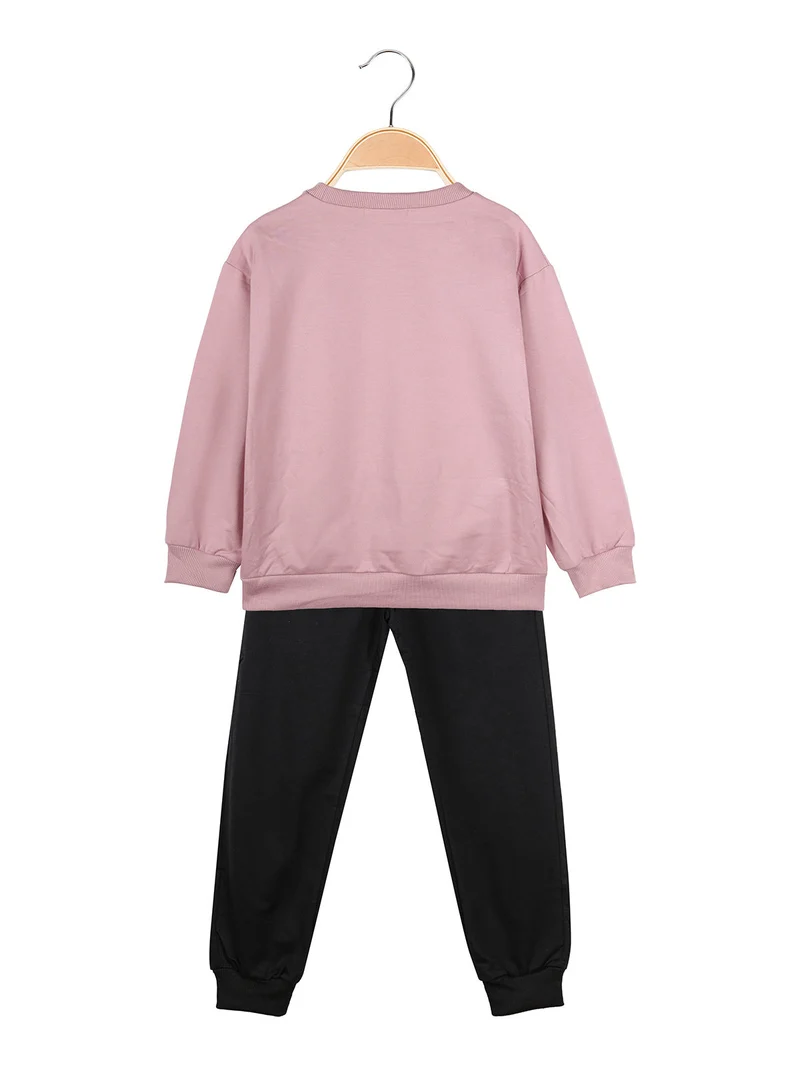 Completo 2 pezzi da bambina - rosa