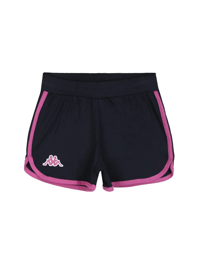 Completo corto sportivo 2 pezzi da bambina - blu scuro