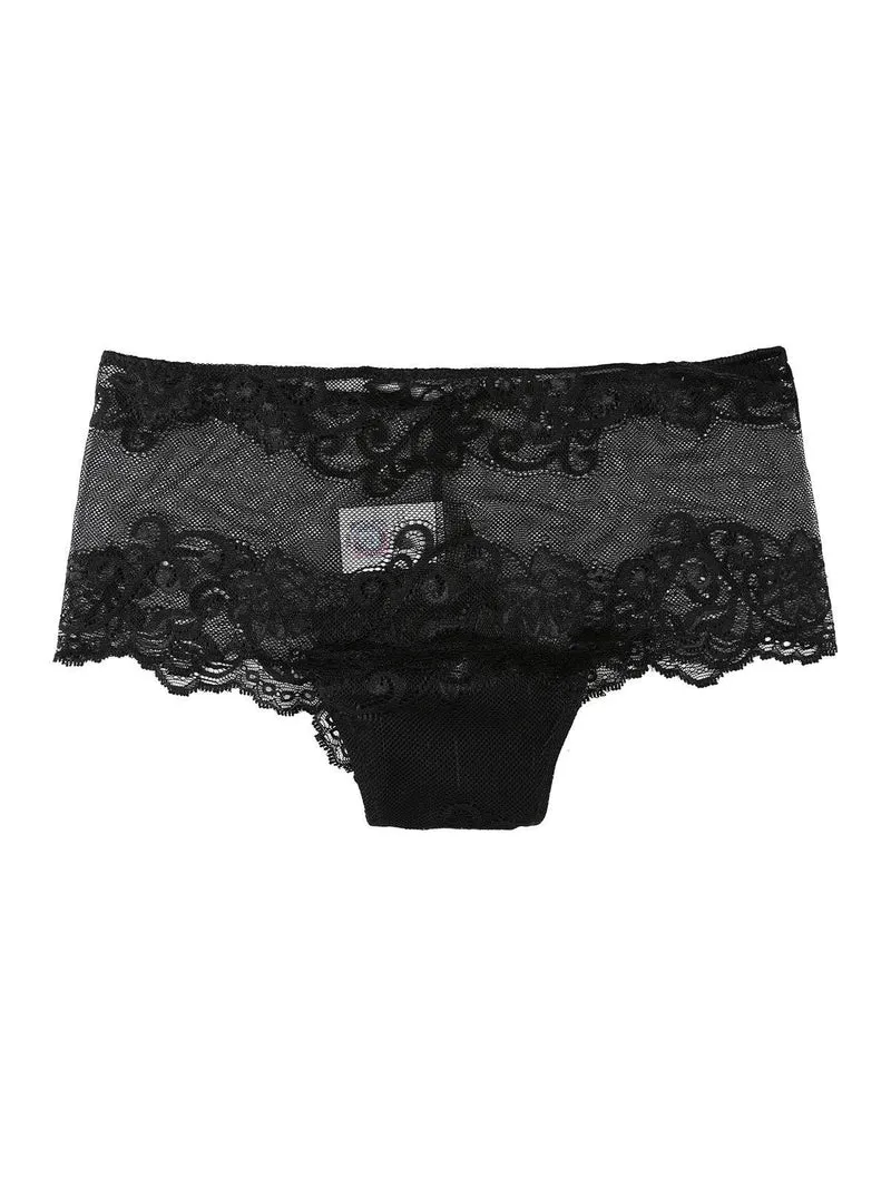 Slip panty in pzzo - nero