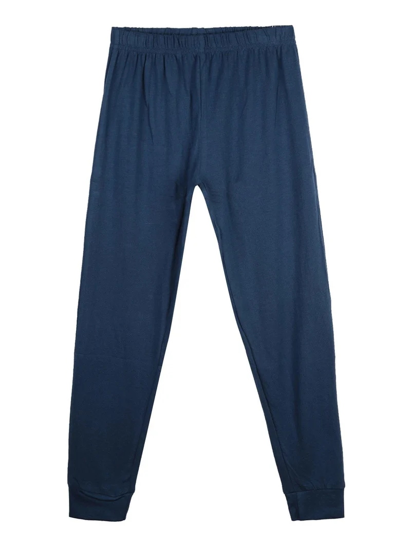 Pigiama in cotone 2 pezzi - blu scuro