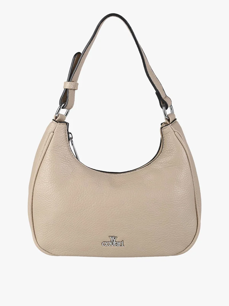 Borsa donna mini hobo in ecopelle - taupe