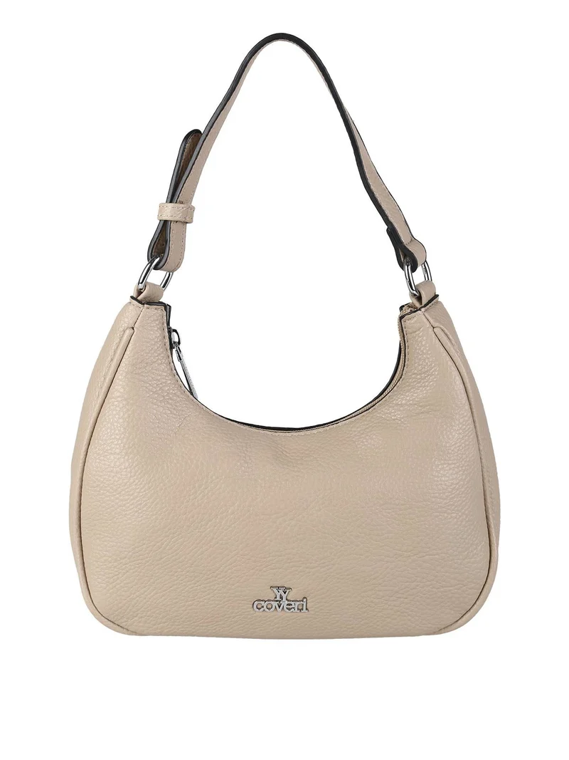 Borsa donna mini hobo in ecopelle - taupe