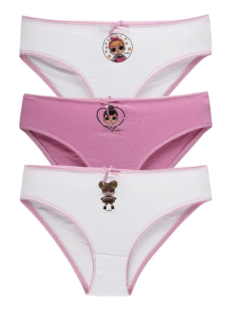 Slip da bambina L.O.L. confezione 3 pezzi - assortito