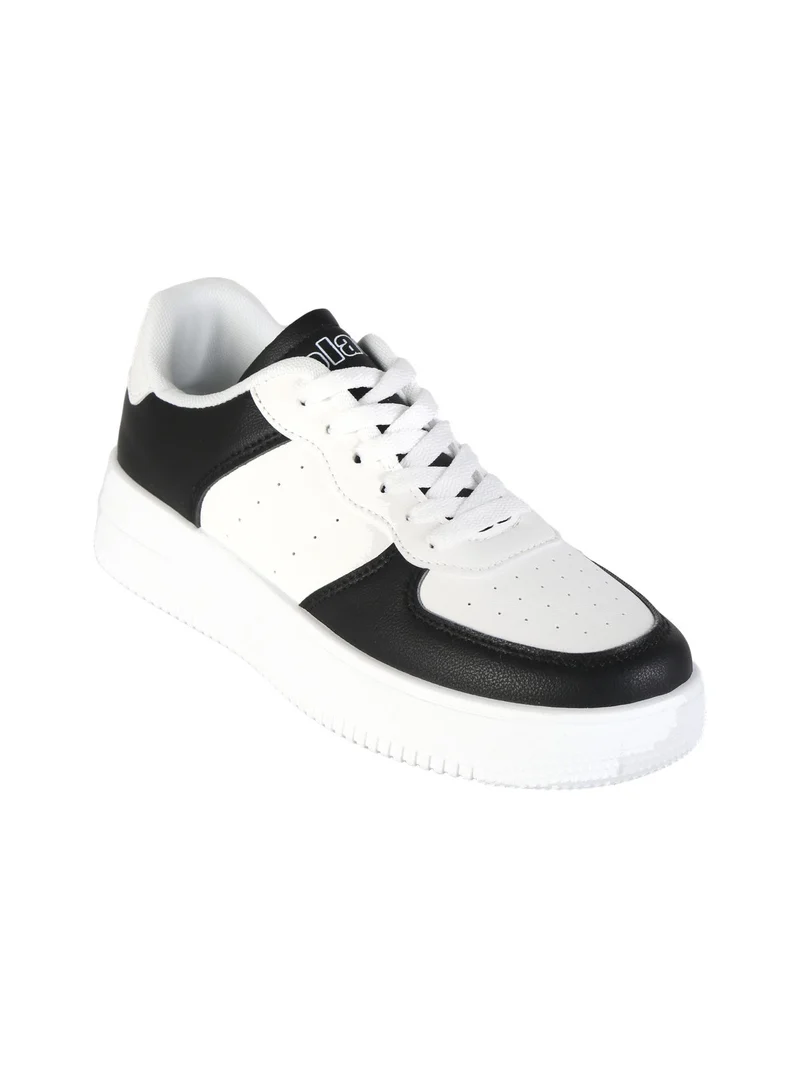 Sneakers donna stringate - nero