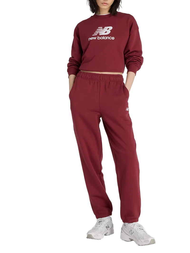 SPORT ESSENTIALS LOGO CREW Felpa girocollo da donna - bordeaux