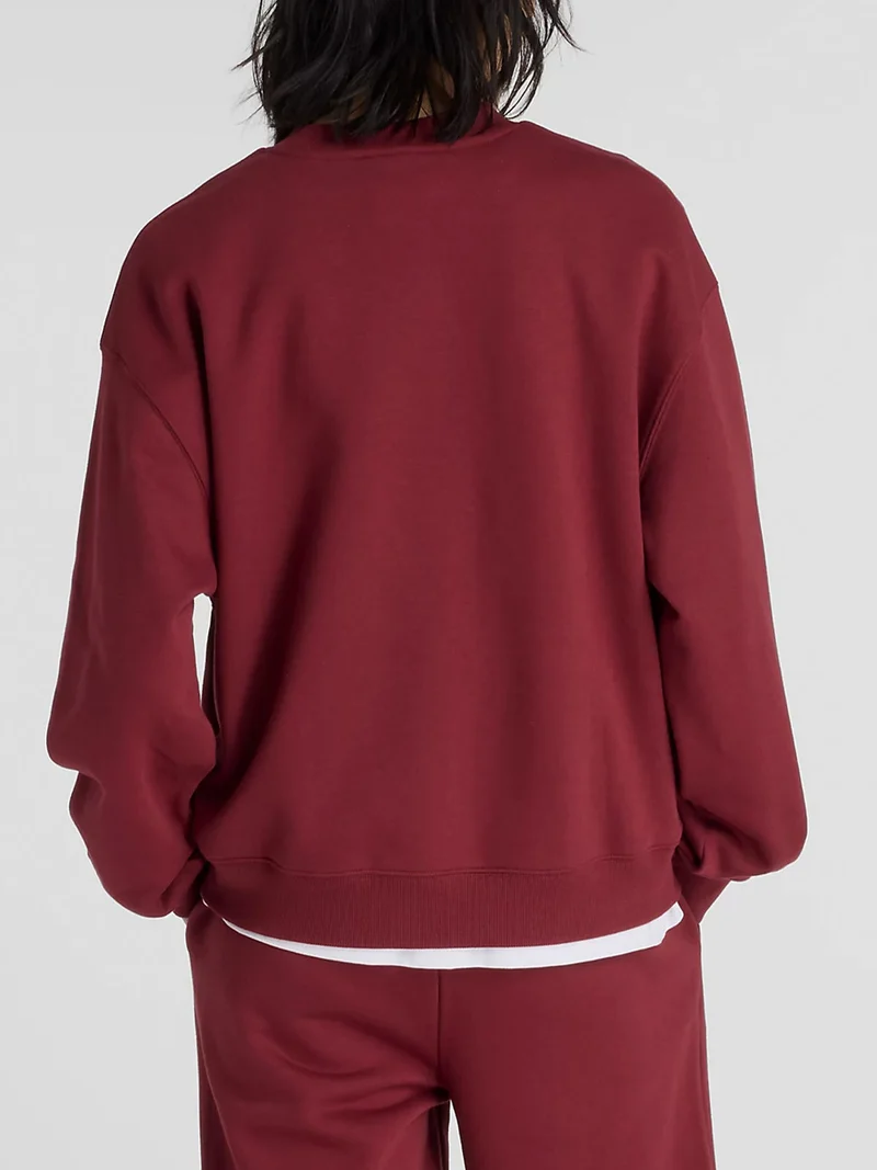 SPORT ESSENTIALS LOGO CREW Felpa girocollo da donna - bordeaux