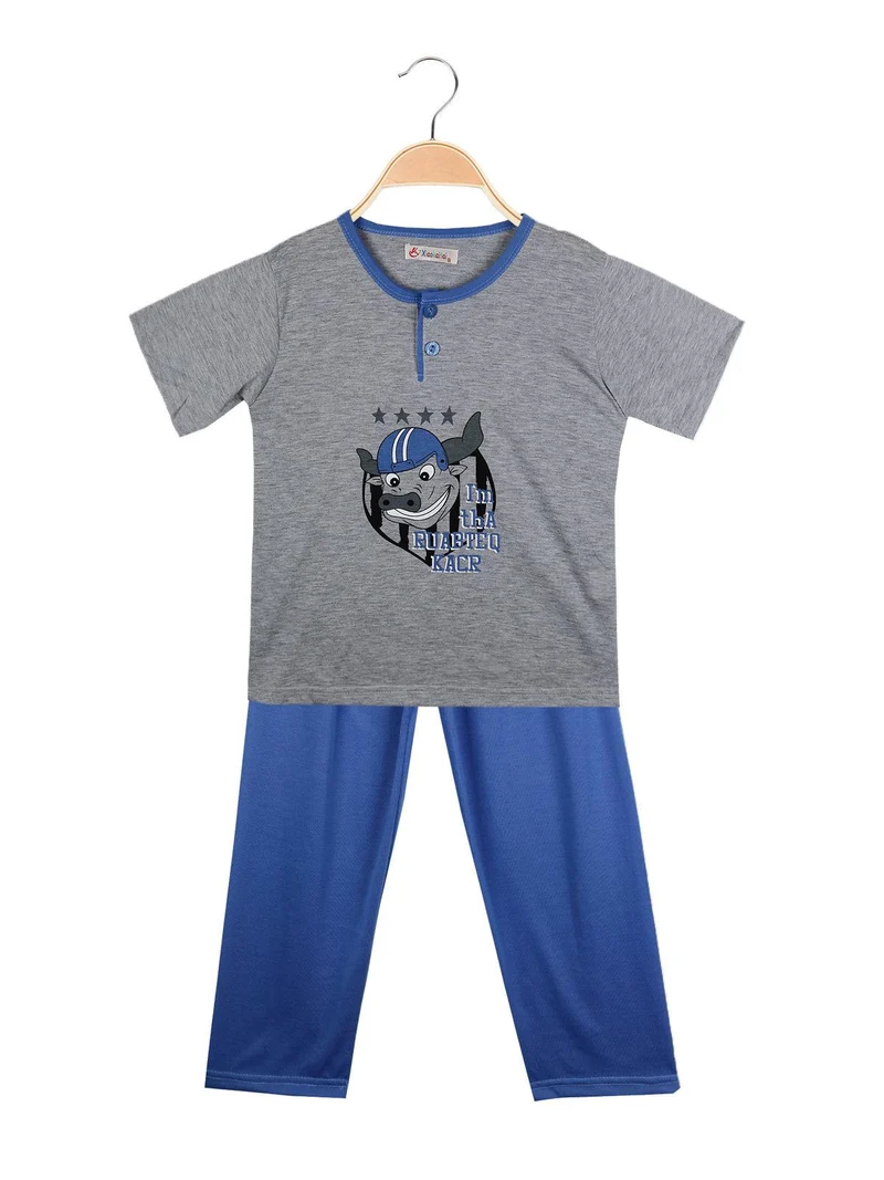 Pigiama bimbo 2 pezzi - azzurro