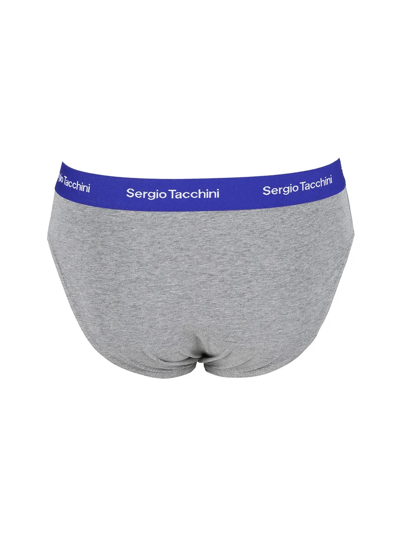 Slip da uomo in cotone tinta unita - grigio