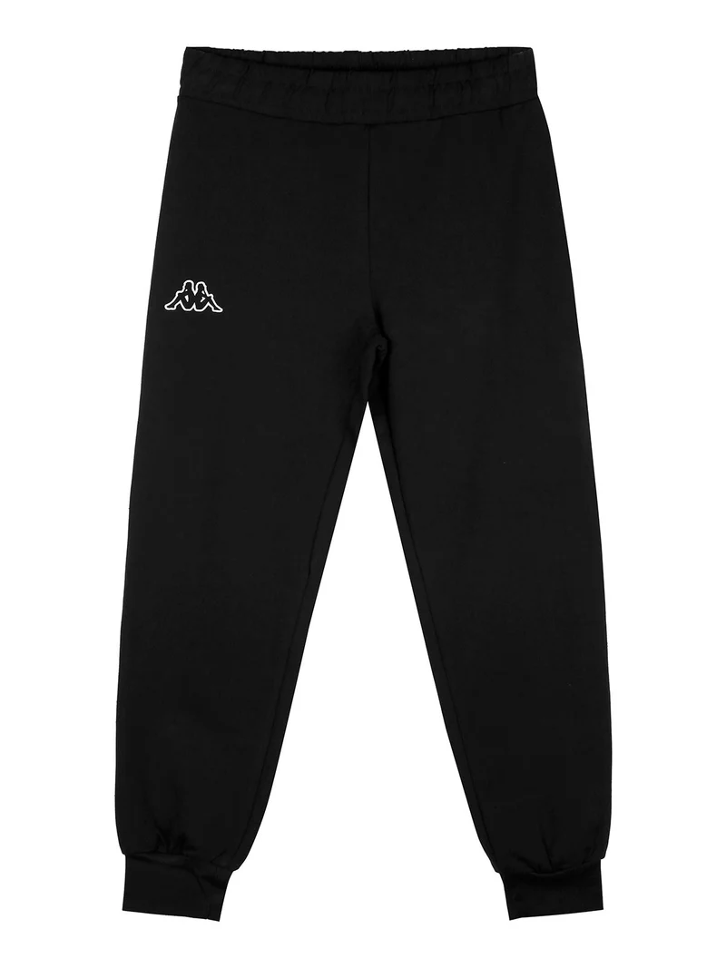 Completo tuta da ragazzo 2 pezzi con cappuccio e zip - nero