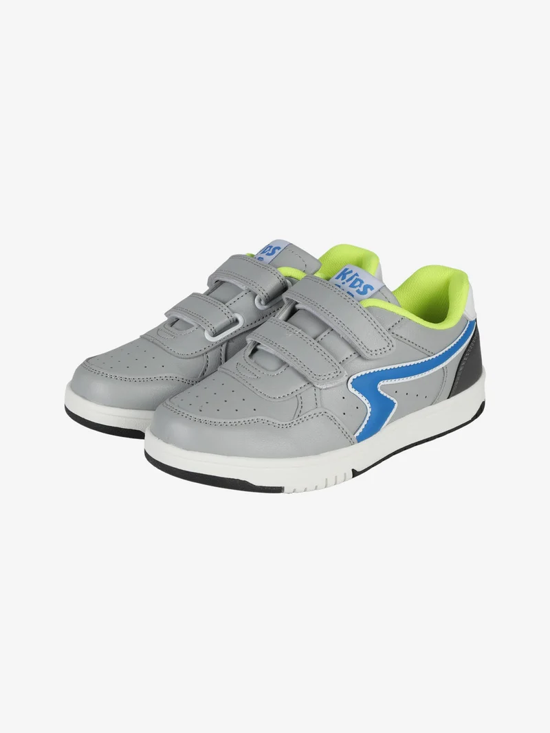 Sneakers da bambino con strappi - grigio