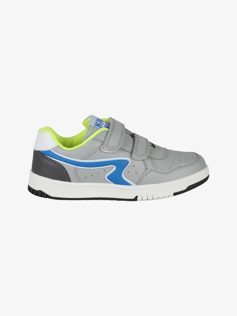 Sneakers da bambino con strappi - grigio