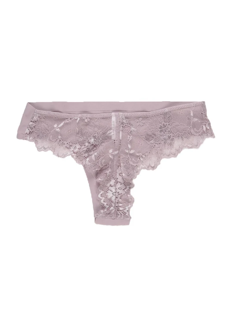 Brasiliana con pizzo ROSY - lilla