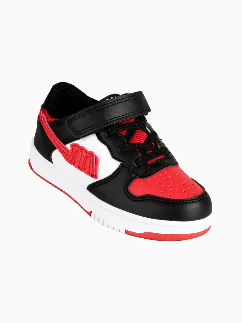 Sneakers bicolor da bambino - rosso