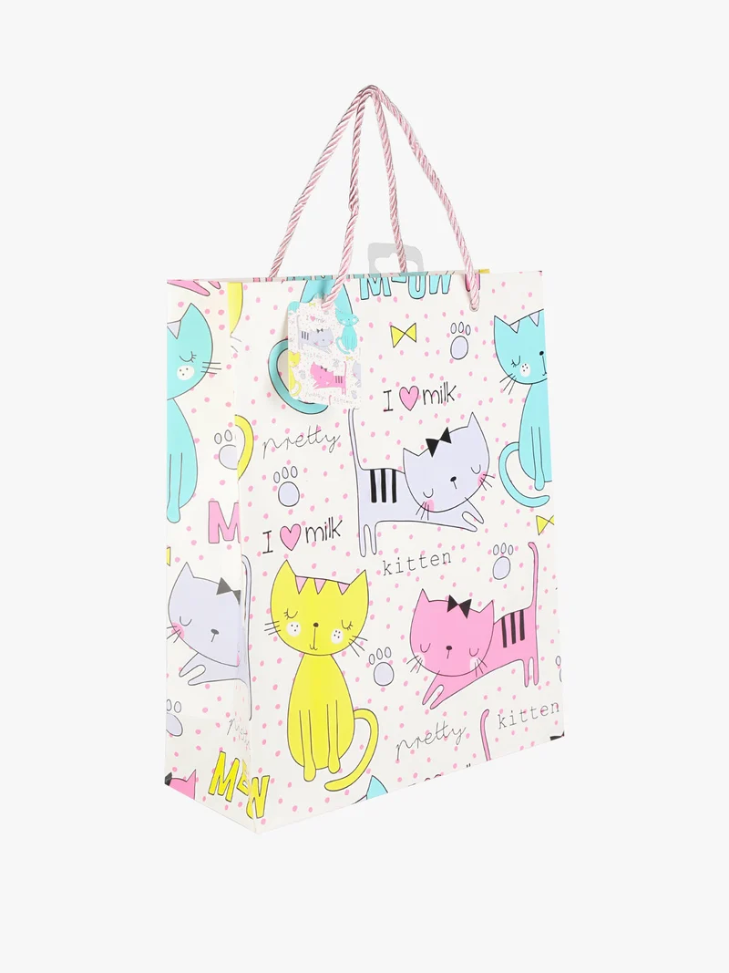 Sacchetto regalo medio 32 x 26 x 10 cm - bianco
