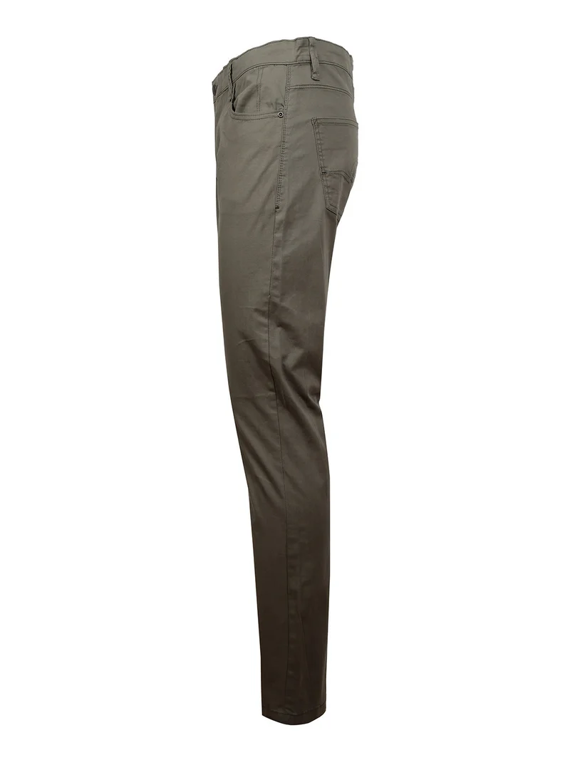 Pantaloni casual da uomo in cotone - militare