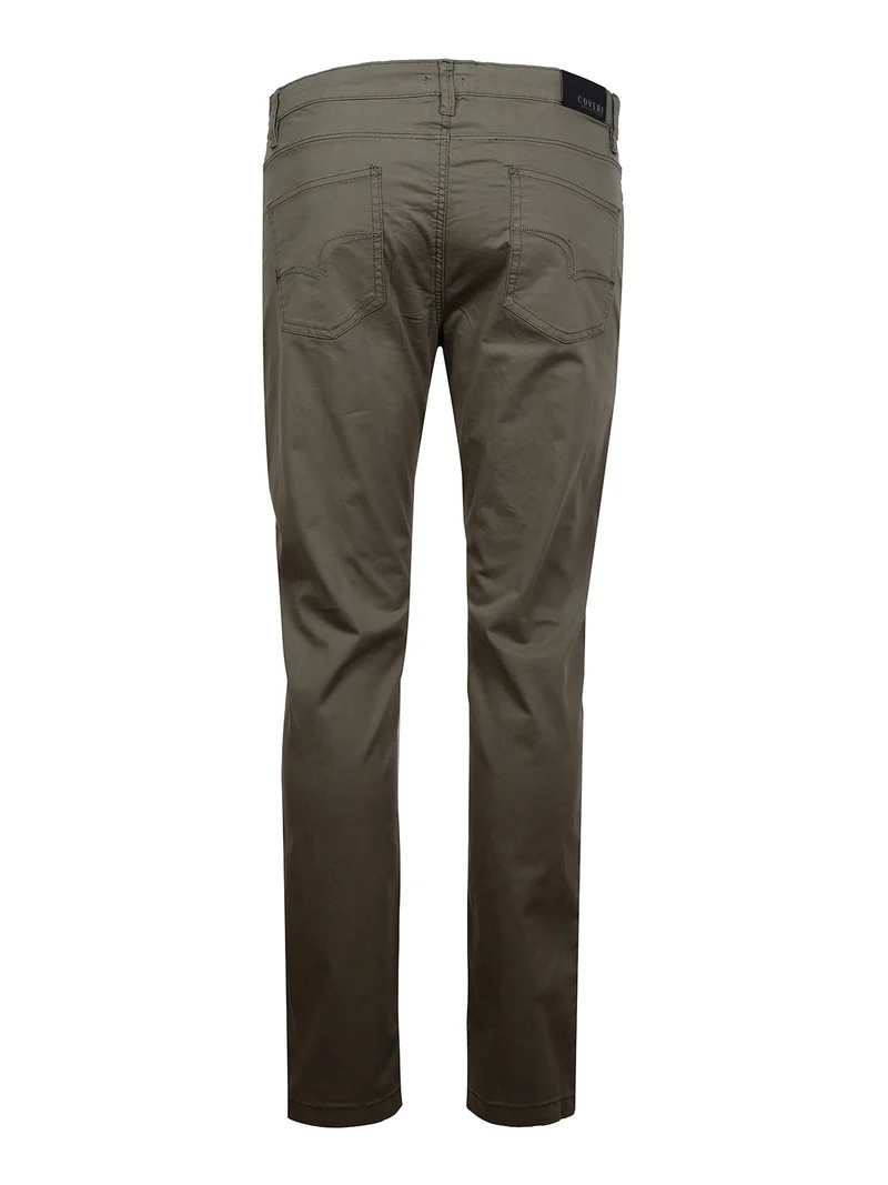 Pantaloni casual da uomo in cotone - militare
