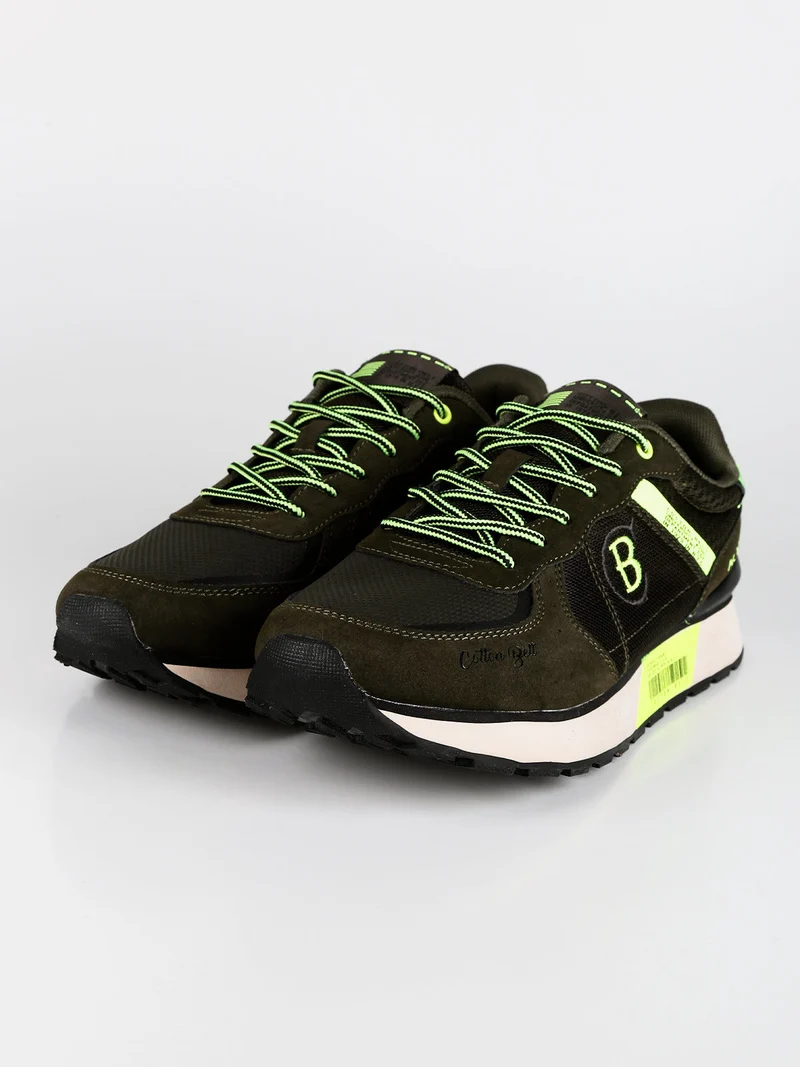 Sneakers uomo - verde scuro