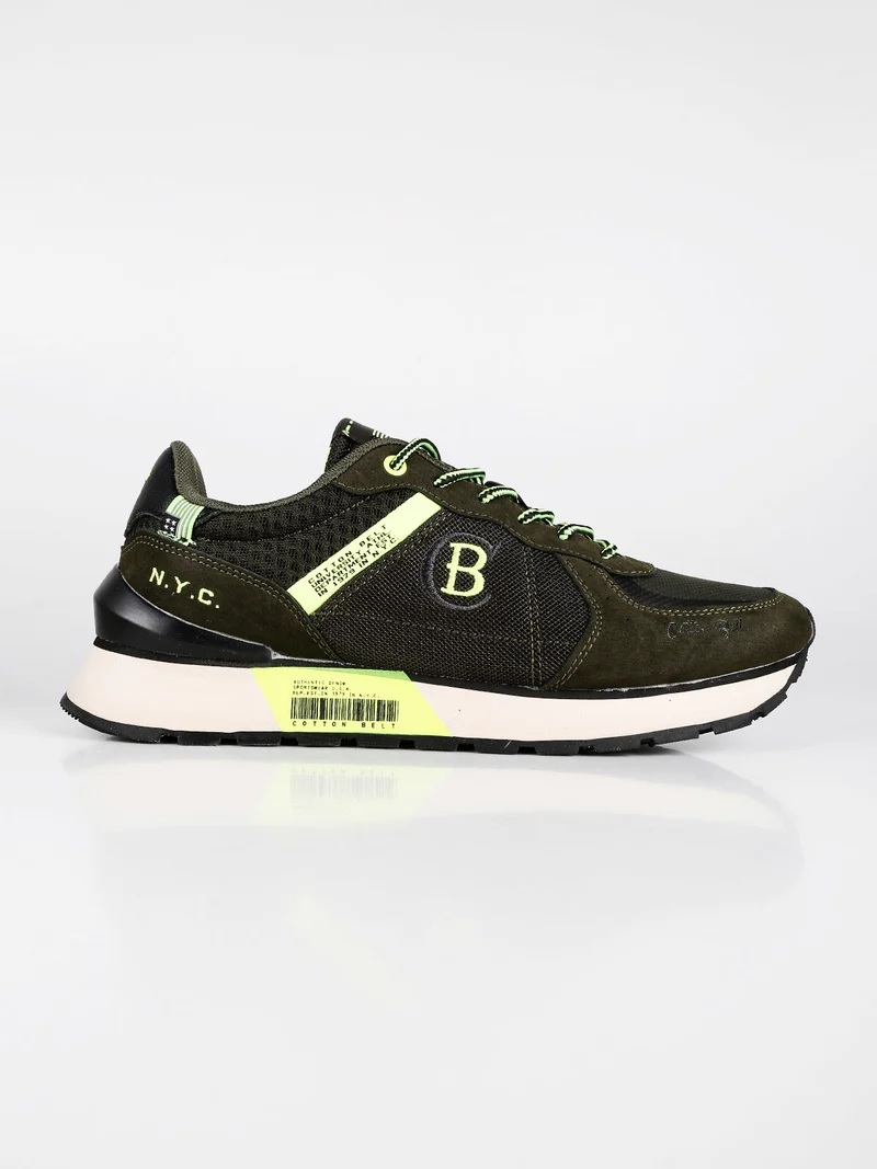 Sneakers uomo - verde scuro
