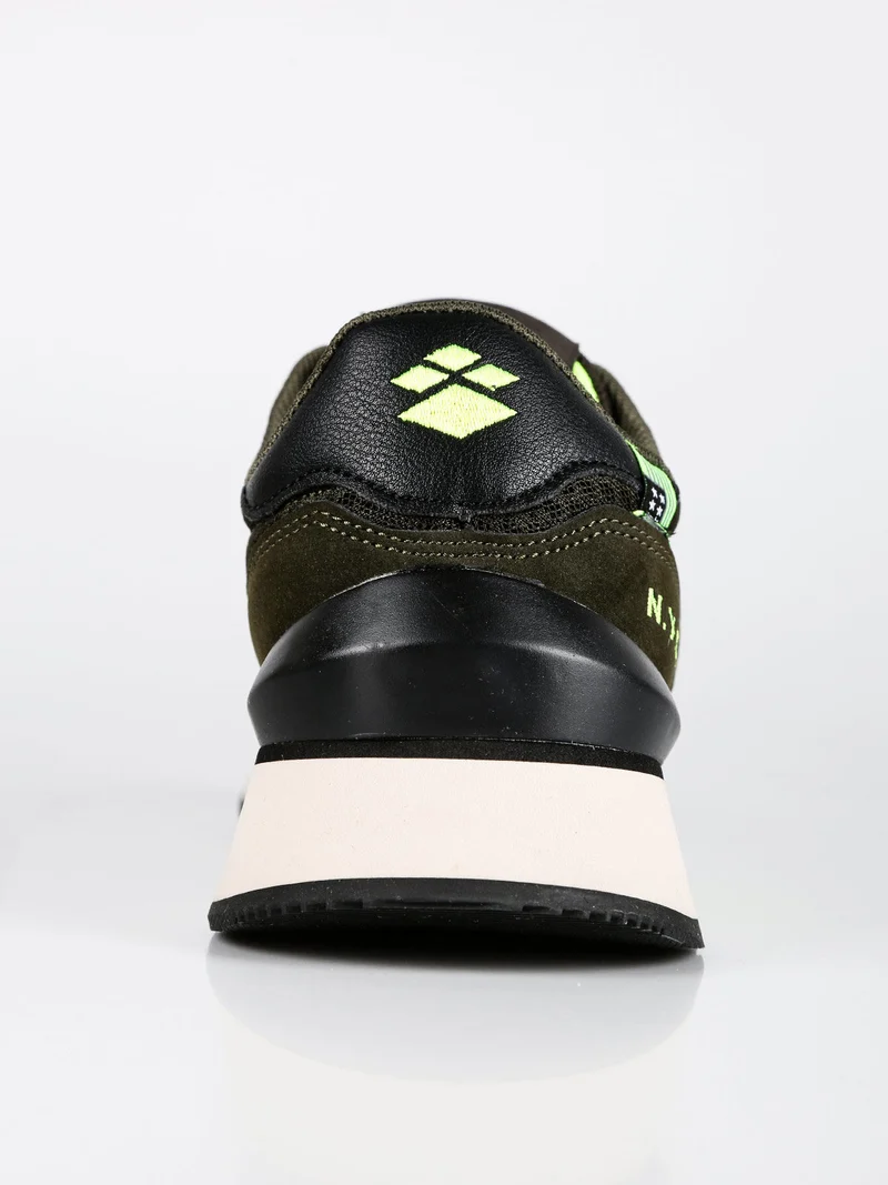 Sneakers uomo - verde scuro