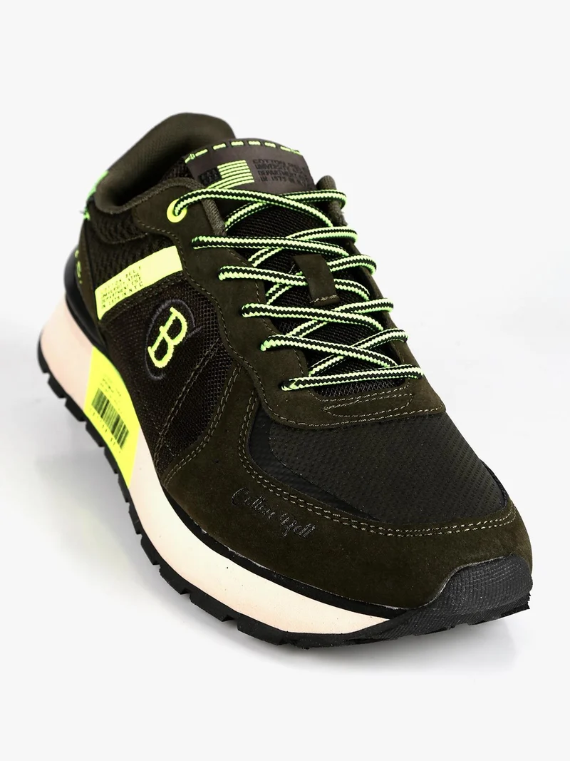 Sneakers uomo - verde scuro
