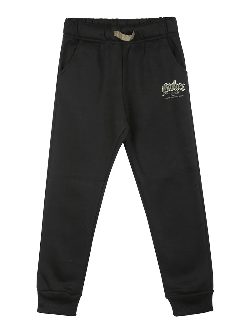 Completo tuta 3 pezzi da bambino full zip con cappuccio e interno felpato - militare