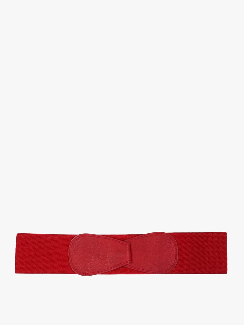 Cintura elastica da donna - rosso