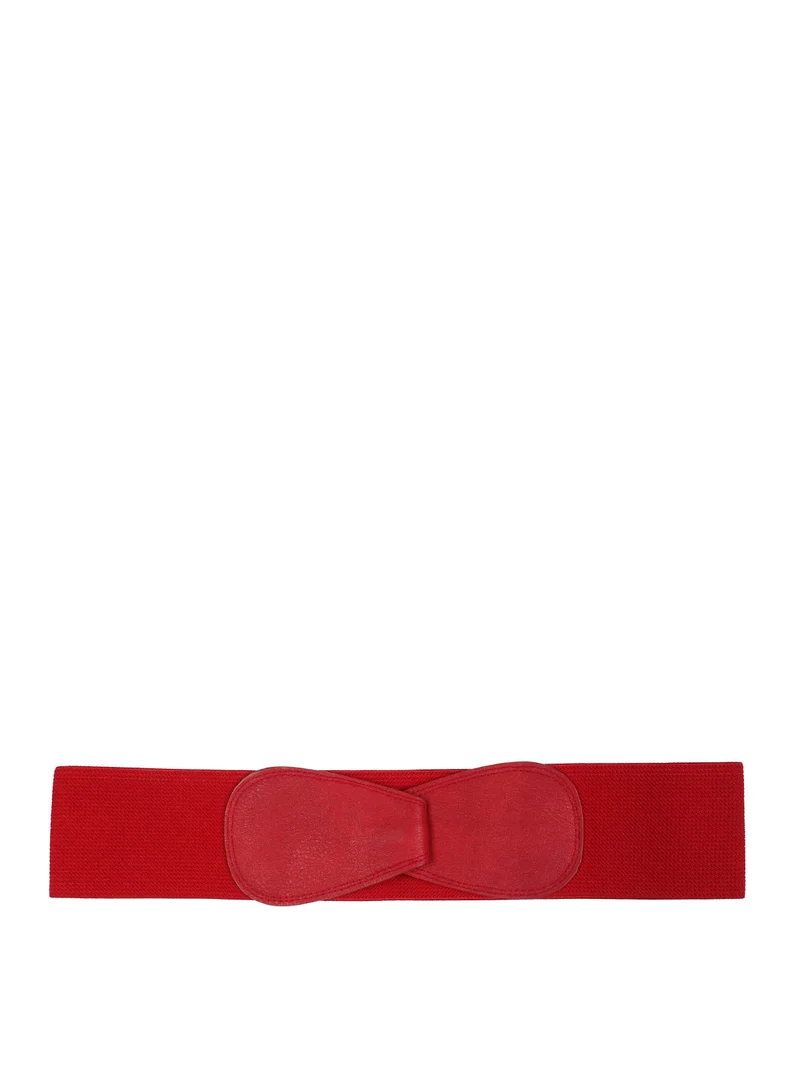 Cintura elastica da donna - rosso