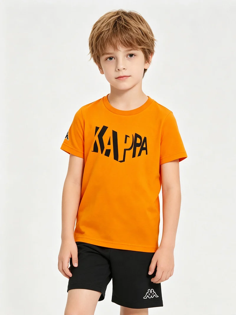 Completo sportivo da bambini in cotone - arancione