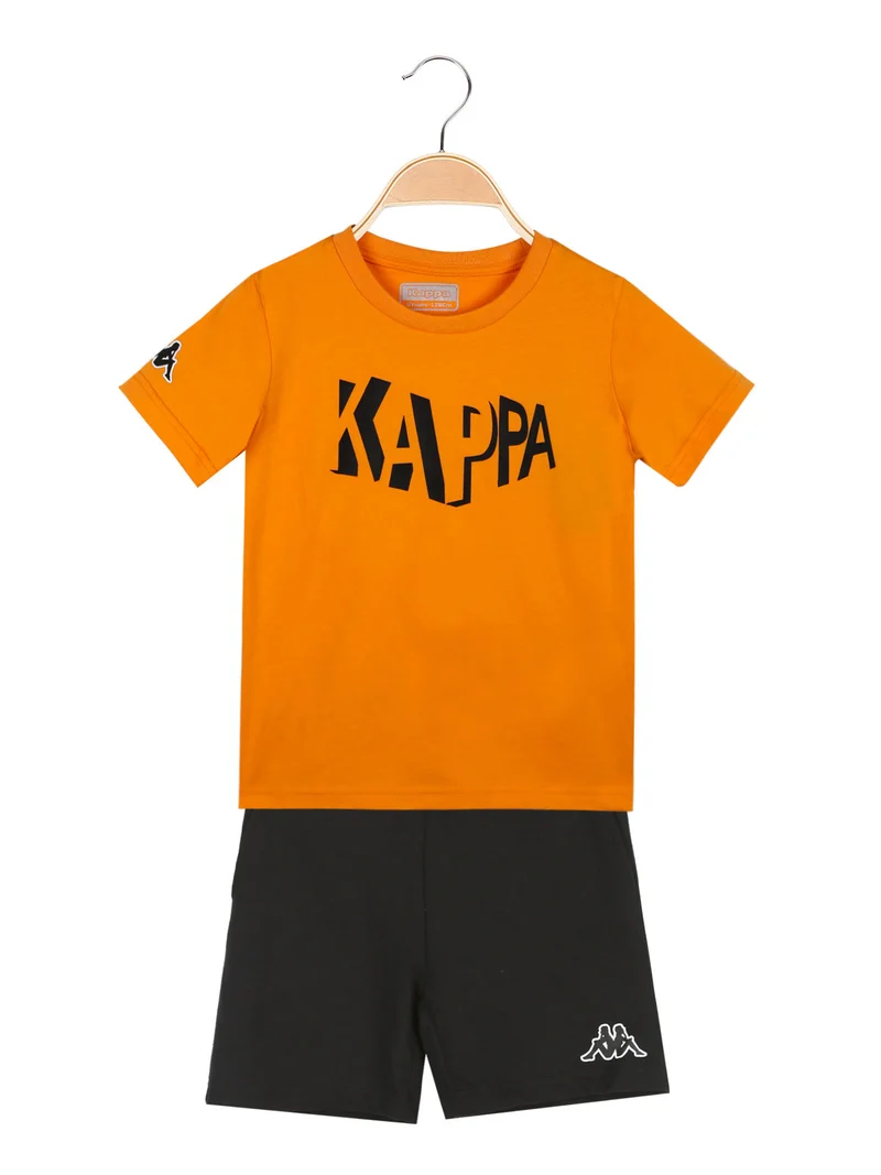 Completo sportivo da bambini in cotone - arancione