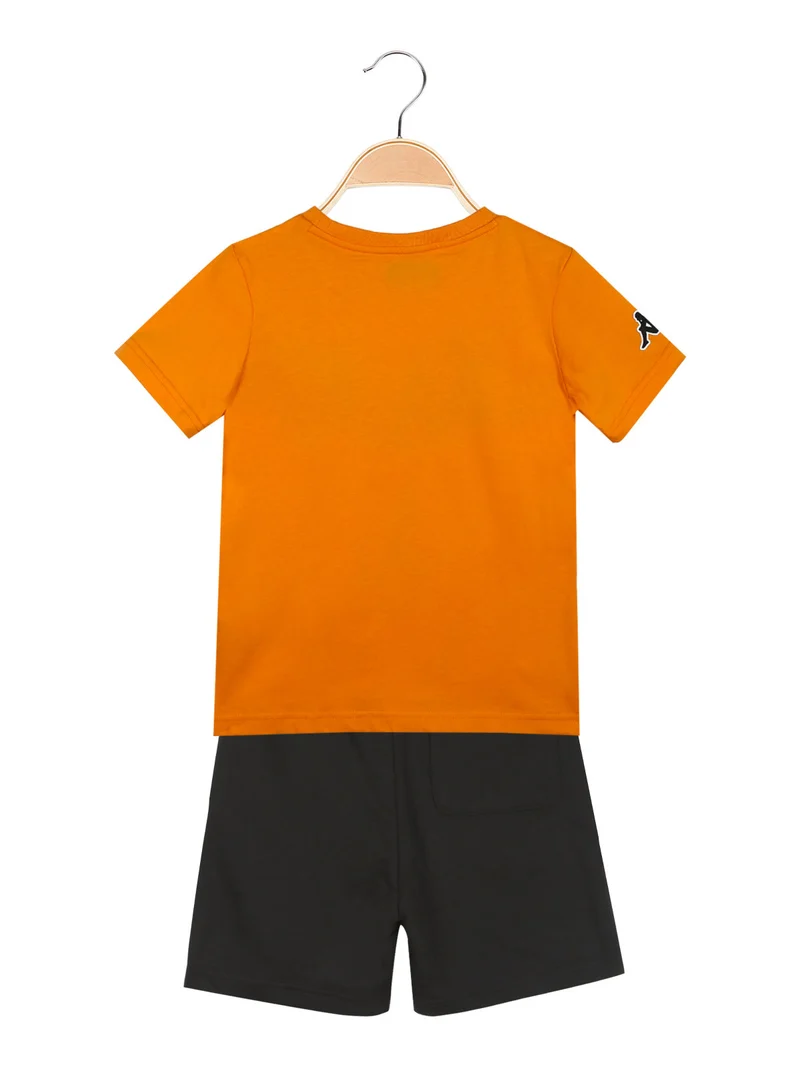 Completo sportivo da bambini in cotone - arancione