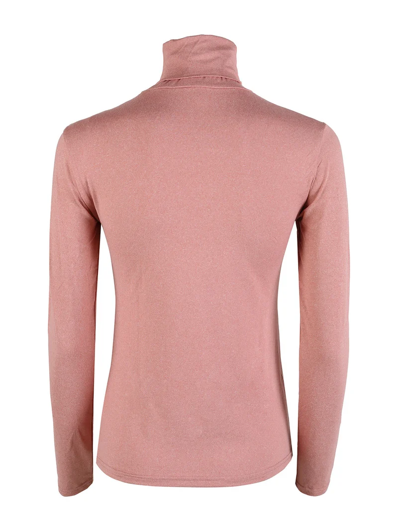 Maglia dolcevita donna termo light - rosa