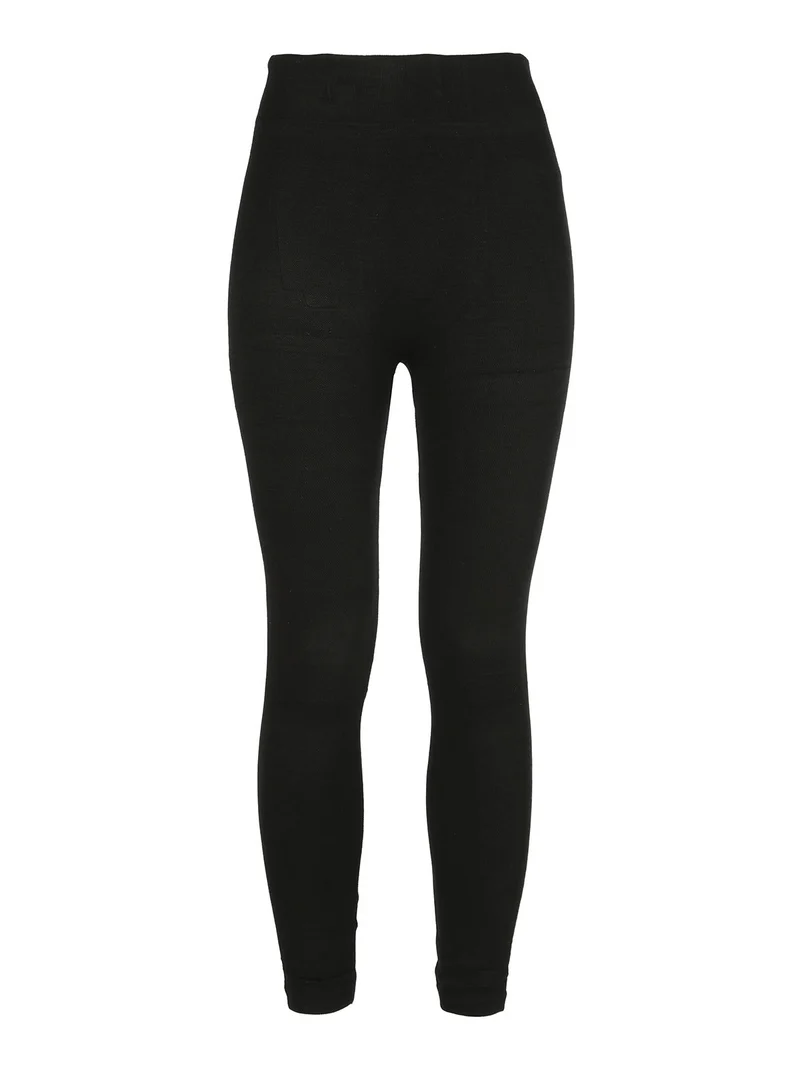 Pantacollant felpato donna - nero