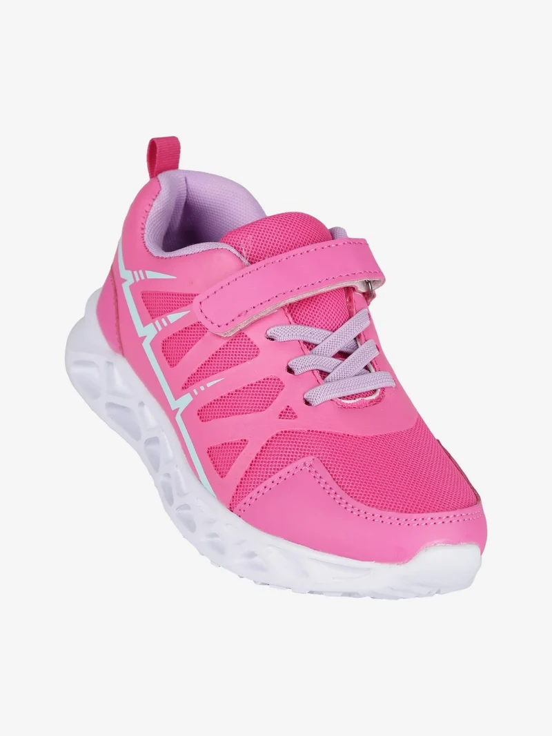 Sneakers da ragazza con strappo - fucsia