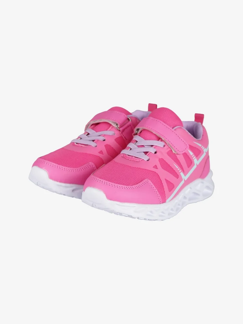 Sneakers da ragazza con strappo - fucsia