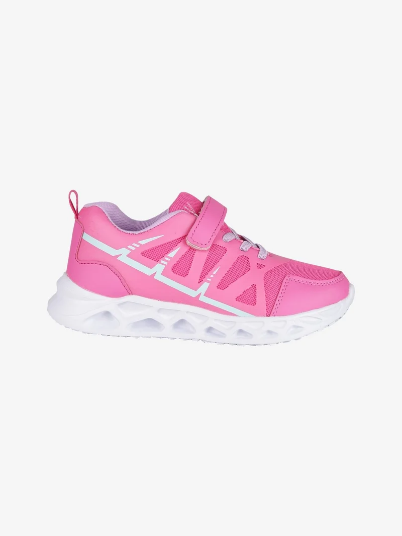 Sneakers da ragazza con strappo - fucsia