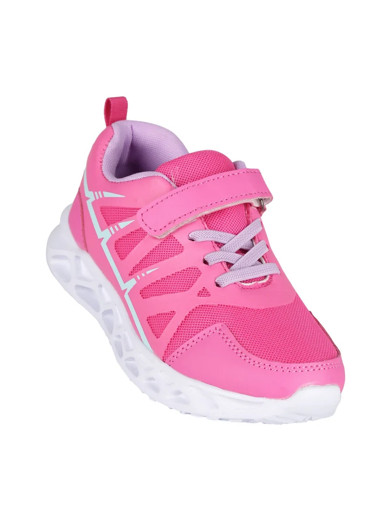 Sneakers da ragazza con strappo - fucsia