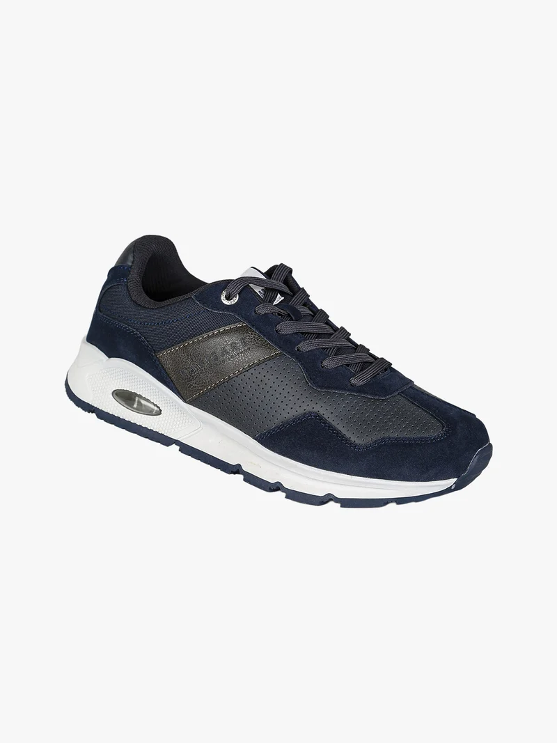 Sneakers stringate da uomo con camera ad aria - blu scuro