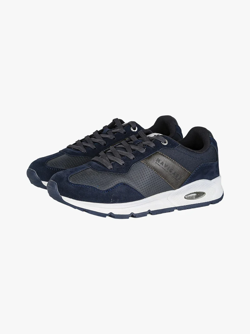 Sneakers stringate da uomo con camera ad aria - blu scuro