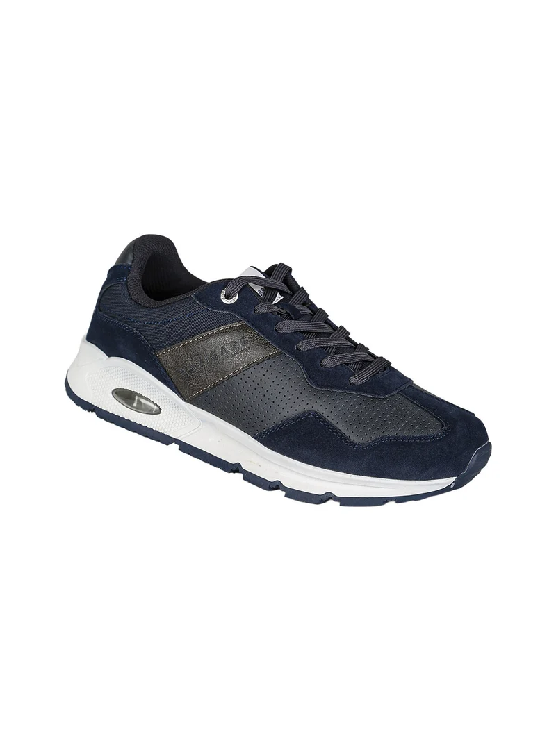 Sneakers stringate da uomo con camera ad aria - blu scuro