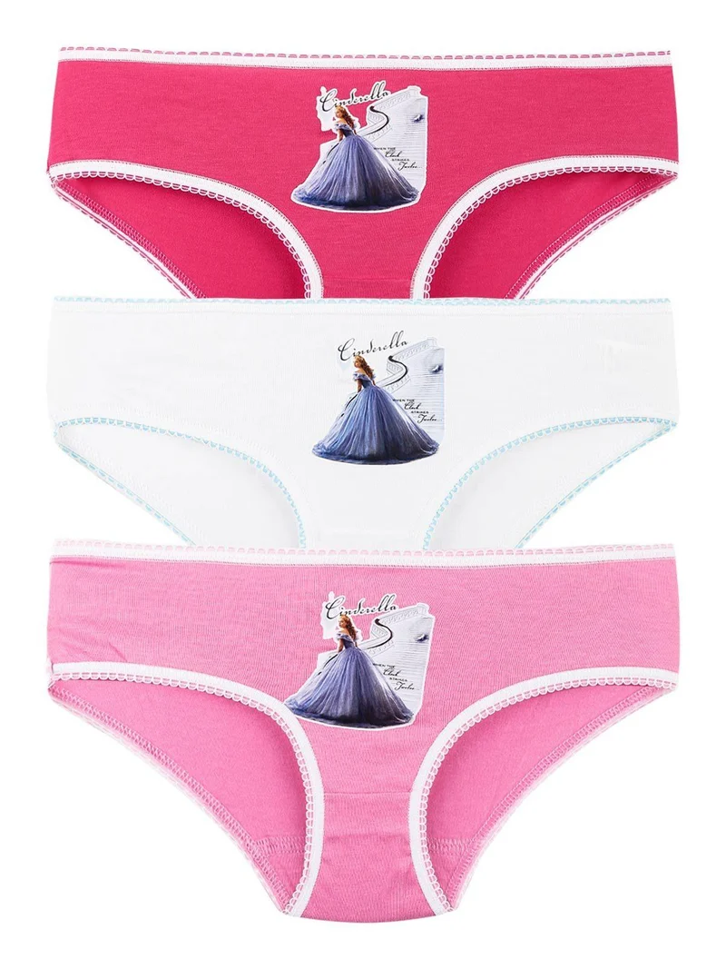Cinderella tris slip bambina - assortito