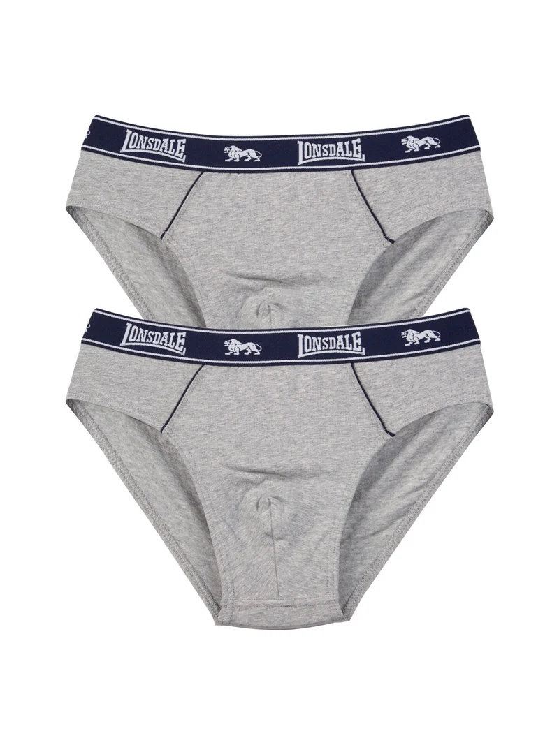Confezione 2 pezzi slip da uomo - grigio
