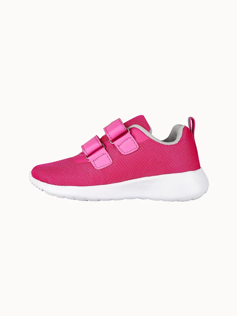 Scarpe sportive in tessuto con strappi - fucsia