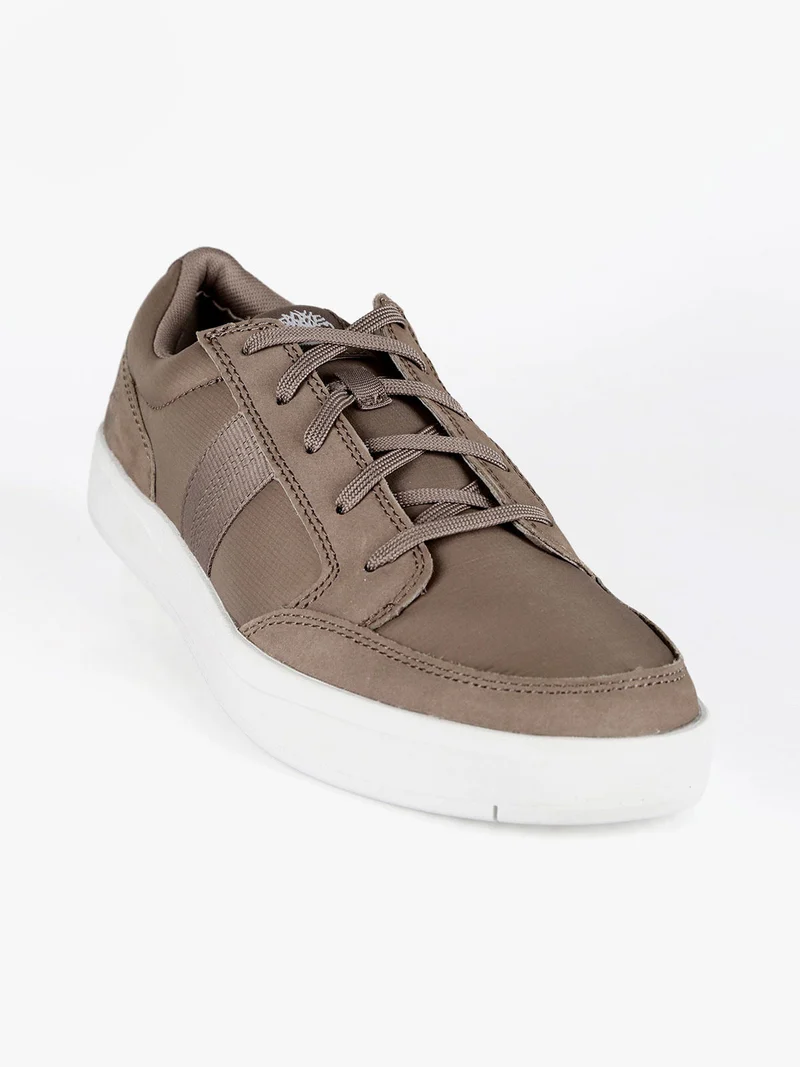 DAVIS SQUARE Sneakers in pelle uomo - khaki