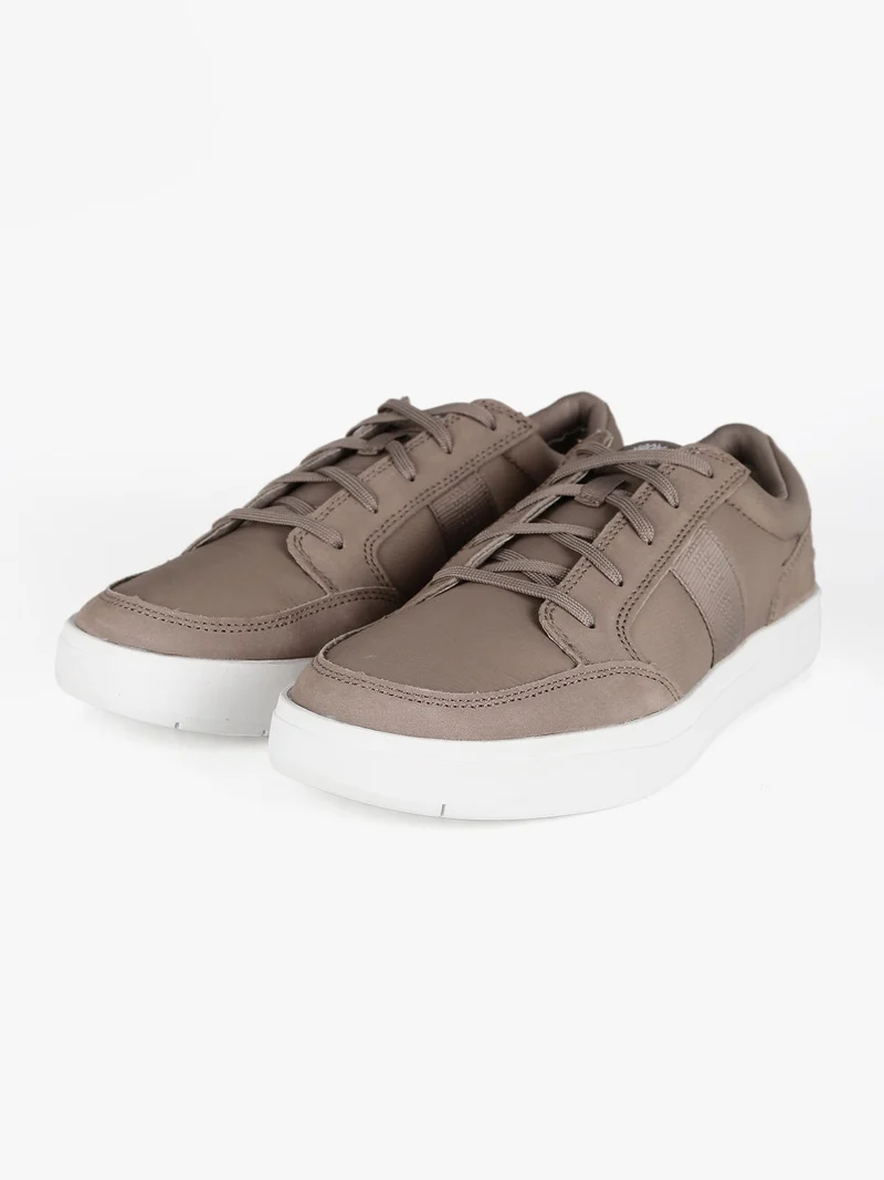 DAVIS SQUARE Sneakers in pelle uomo - khaki
