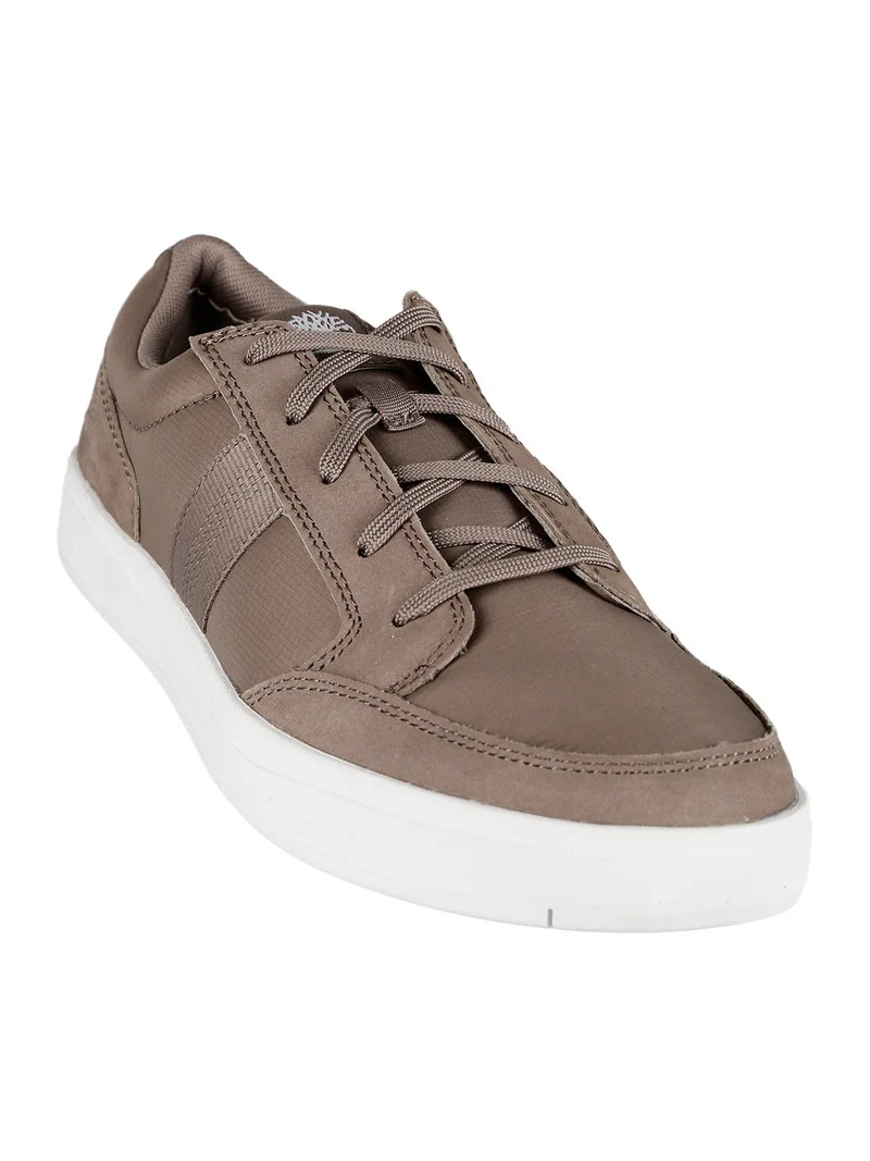 DAVIS SQUARE Sneakers in pelle uomo - khaki