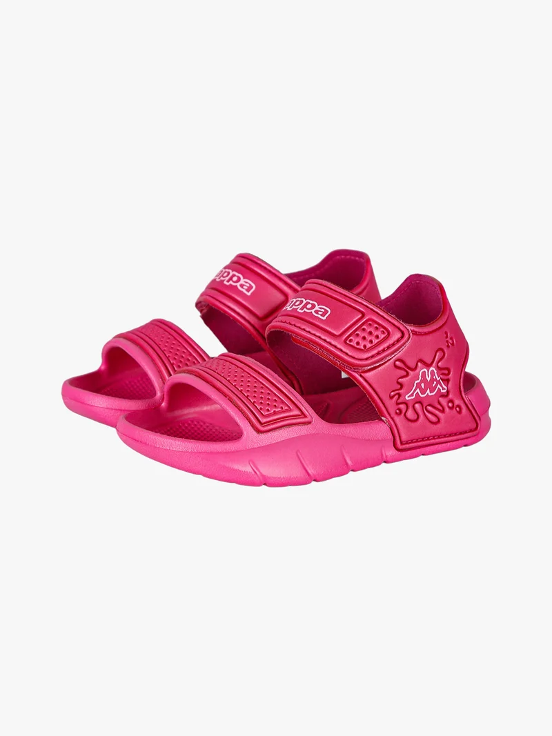SPLASH Sandali da bambina in gomma con cinturino a strappo - fucsia