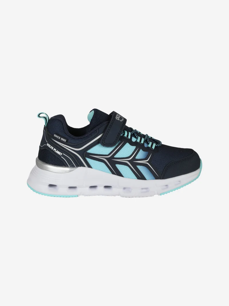 Sneakers da bambino con strappo - blu