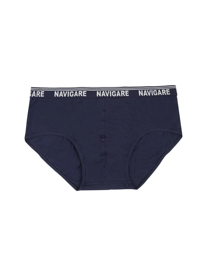 Slip da uomo taglie grandi in cotone bielastico - blu scuro